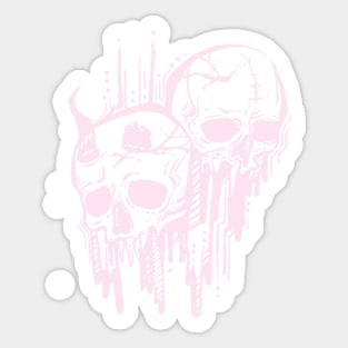 demon hunter pink Sticker